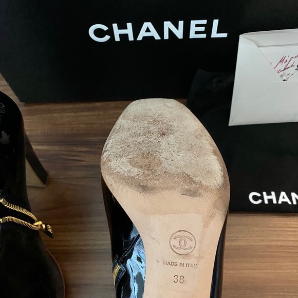 Chanel Patent Leather Booties - Picture 8 of 13